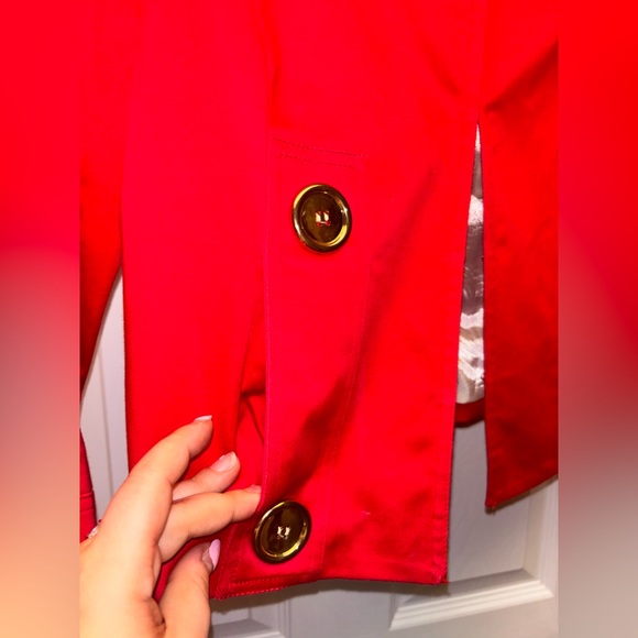 Red Jacket with Gold Buttons - Picture 4 of 11